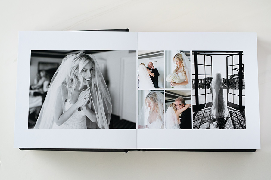 KISS album designed by Align Album Design for Niki Marie Photography