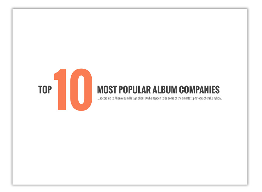 the top 10 best album companies for printing and binding wedding albums