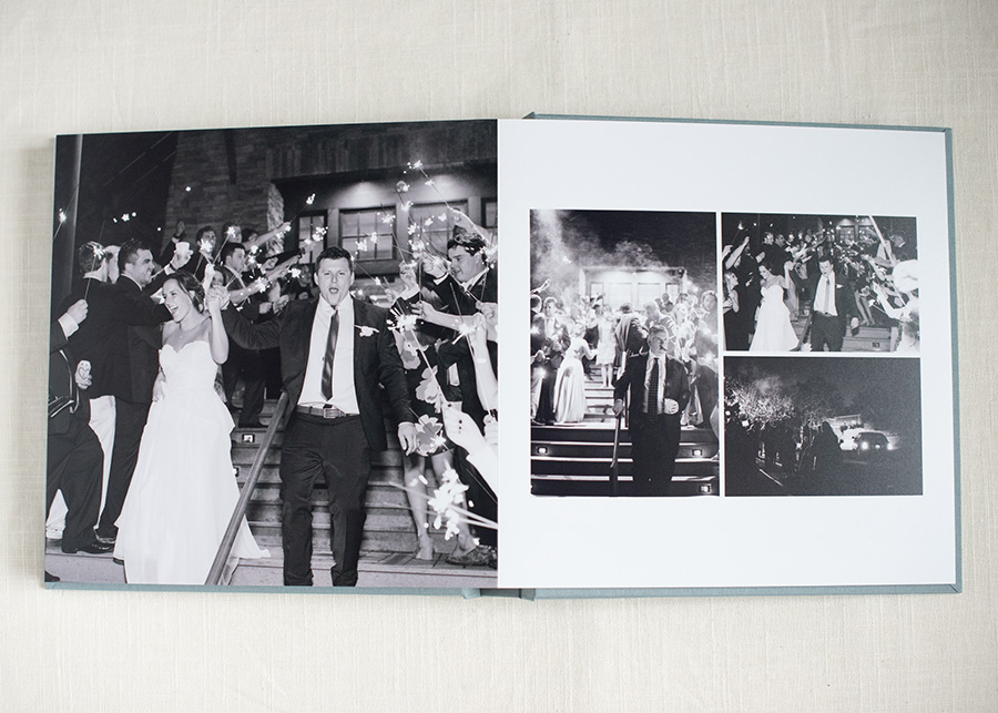 Madera Books Wedding Album designed by Align Album Design