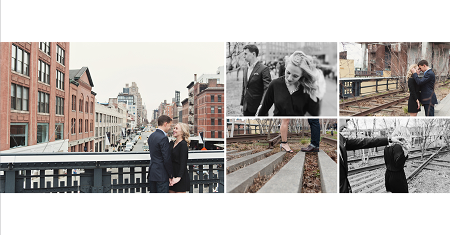 New York City Engagement Album Design by Jean Smith Photography