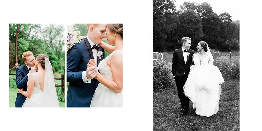 New Jersey Barn Wedding Album design for Jennifer Larsen // Align