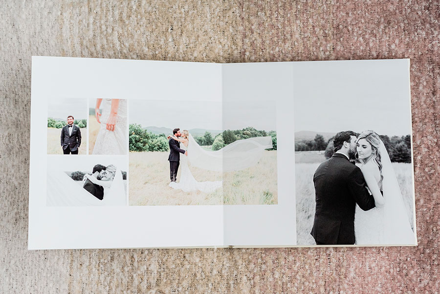 New Jersey Barn Wedding Album design for Jennifer Larsen // Align