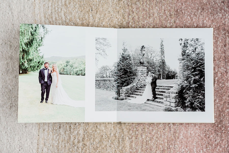 New Jersey Barn Wedding Album design for Jennifer Larsen // Align