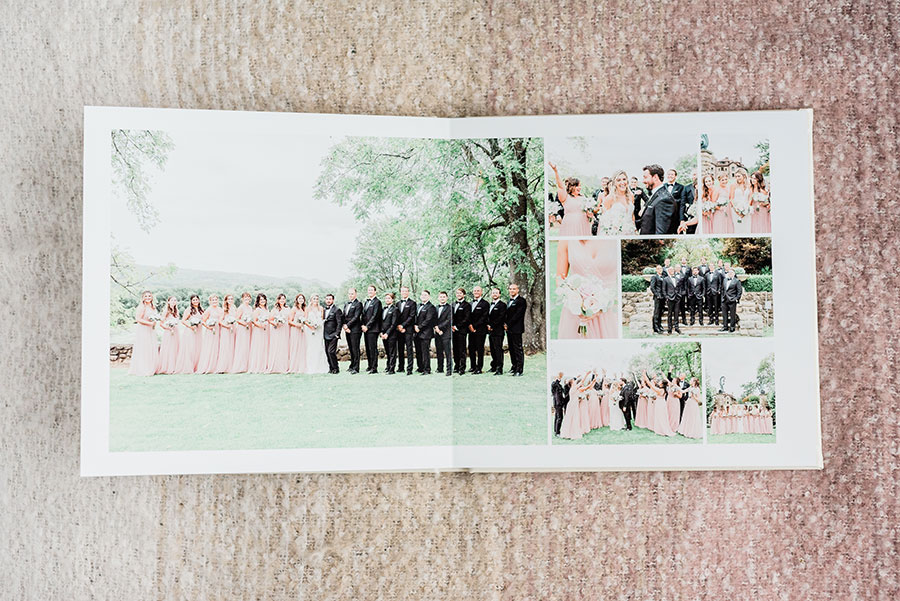 New Jersey Barn Wedding Album design for Jennifer Larsen // Align