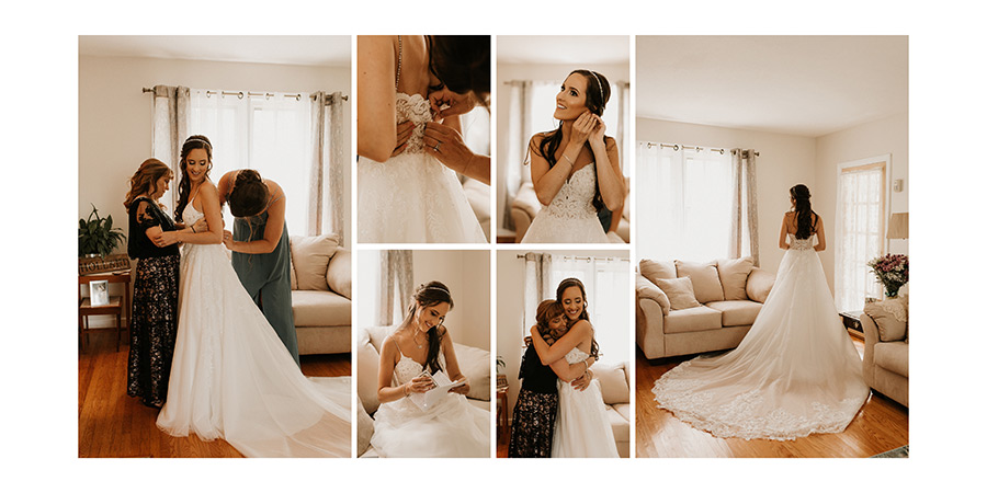 Joy-filled New Jersey Wedding Album Design for Tori Kelner